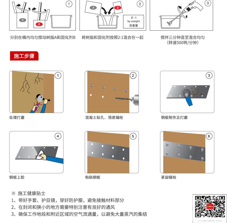 包钢龙南粘钢加固施工过程